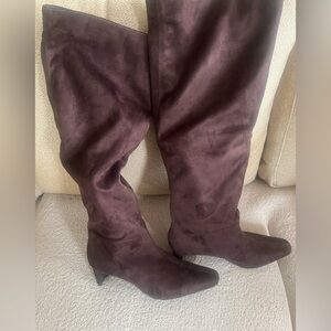 Banana Republic Brown Over the Knee Boots Suede